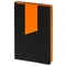 Ежедневник недатированный Bookmark, черный / оранжевый фото