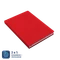 Ежедневник недатированный Bplanner 02 А5, soft touch, красный фото