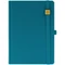 Оптом Ежедневник недатированный Favor Gold А5, бирюзовый для нанесения логотипа или надписи Ежедневник недатированный Favor Gold А5, бирюзовый фото