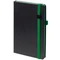 Ежедневник недатированный Контекст Ton Black, черный / зеленый фото