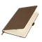Ежедневник недатированный Portobello Alpha А5, коричневый / бежевый фото