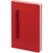 Ежедневник недатированный с ручкой Контекст Magnet Shall А5, красный фото