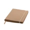 Ежедневник недатированный Enote Shady А5, кремовый/ светло-коричневый фото
