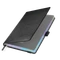 Ежедневник недатированный в твердой обложке Portobello Galaxy А5, срез голограф. фольга, черный фото