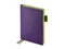 Ежедневник датированный Bruno Visconti Boston А5, 2026 год, фиолетовый / салатовый фото