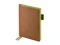 Ежедневник датированный Bruno Visconti Boston А5, 2026 год, коричневый / салатовый фото