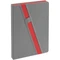Оптом Ежедневник недатированный Контекст Rubikon А5, серый / красный для нанесения логотипа или надписи Ежедневник недатированный Контекст Rubikon А5, серый / красный фото