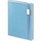 Оптом Ежедневник недатированный Vivian Metal А5, голубой для нанесения логотипа или надписи Ежедневник недатированный Vivian Metal А5, голубой фото