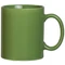 Фаянсовая кружка, зеленая фото
