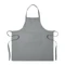 Фартук кухонный из переработанного хлопка, серый фото