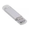 Оптом Флешка адаптер otg пластиковая 16Гб Симпл Плюс, белая для нанесения логотипа или надписи Флешка адаптер otg пластиковая 16Гб Симпл Плюс, белая фото