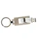 Флешка брелок металлическая на 32 Гб «Премиум», серебряная / бежевая фото