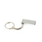 Флешка брелок металлическая 32 Гб Слайд Мини, серебристая фото