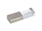 Флешка-кристалл USB 2.0 на 16 Гб, серебряная / прозрачная фото