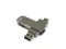 Флешка металлическая на 32 Гб с поворотным механизмом и разъемом Type-C, USB 3.0, серебристая Флешка металлическая на 32 Гб с поворотным механизмом и разъемом Type-C, USB 3.0, серебристая фото