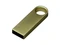 Флешка металлическая USB 2.0 с мини чипом и круглым отверстием на 4 Гб, золотистая Флешка металлическая USB 2.0 с мини чипом и круглым отверстием на 4 Гб, золотистая фото