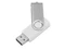 Флешка пластиковая с металлическим клипом на 32 Гб «Флэш С1», USB 2.0, белая / серебристая Флешка пластиковая с металлическим клипом на 32 Гб «Флэш С1», USB 2.0, белая / серебристая фото