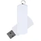Флешка пластиковая на 16 Гб Elegance Color USB 2.0, белая фото