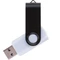 Флешка пластиковая на 16 Гб Twist White Color USB 3.0, белая / черная фото