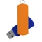 Флешка пластиковая на 32 Гб Elegance Color USB 2.0, синяя / оранжевая фото