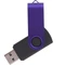 Флешка пластиковая на 32 Гб Twist Color Mix USB 2.0, черная / фиолетовая Флешка пластиковая на 32 Гб Twist Color Mix USB 2.0, черная / фиолетовая фото