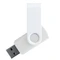 Флешка пластиковая на 32 Гб Twist Color USB 2.0, белая Флешка пластиковая на 32 Гб Twist Color USB 2.0, белая фото