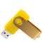Флешка пластиковая на 4 Гб Twist Color USB 2.0, желтая Флешка пластиковая на 4 Гб Twist Color USB 2.0, желтая фото