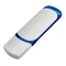 Флешка пластиковая на 64 Гб Ozon USB 2.0, белая / синяя фото