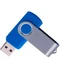 Флешка пластиковая на 8 Гб Twist USB 2.0, синяя Флешка пластиковая на 8 Гб Twist USB 2.0, синяя фото