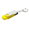 Флешка пластиковая с металлическим клипом на 16 Гб Twist, желтая фото