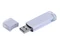 Флешка промо USB 2.0 на 8 Гб прямоугольной классической формы, серая фото