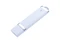 Флешка USB 2.0 на 32 Гб soft-touch Орландо, белая фото