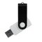 Флешка из переработанного пластика на 8 Гб Twist Eco USB 2.0, белая / черная Флешка из переработанного пластика на 8 Гб Twist Eco USB 2.0, белая / черная фото