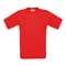 Футболка мужская B&C Exact 150, красная фото