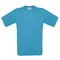Футболка мужская B&C Exact 150, ярко-бирюзовая фото