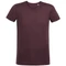 Футболка мужская приталенная Sol's Regent Fit 150, бордовый меланж фото