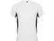 Оптом Футболка мужская Roly Tokyo, белая / черная для нанесения логотипа или надписи Футболка мужская Roly Tokyo, белая / черная фото