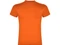Футболка мужская с карманом Teckel, оранжевая фото