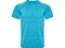 Футболка мужская спортивная Roly Austin, бирюзовый меланж фото