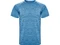 Футболка мужская спортивная Roly Austin, синий меланж фото