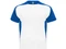Футболка мужская спортивная Roly Bugatti, белая / синяя фото