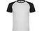 Оптом Футболка мужская спортивная Roly Indianapolis, белая / черная для нанесения логотипа или надписи Футболка мужская спортивная Roly Indianapolis, белая / черная фото