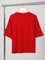 Оптом Футболка оверсайз Manevr Vozduh 2.0, красная для нанесения логотипа или надписи Футболка оверсайз Manevr Vozduh 2.0, красная фото