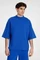 Футболка оверсайз унисекс Andor T9, синяя фото