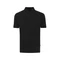 Футболка поло из переработанного хлопка-пике Iqoniq Yosemite, 220 г/м², черная фото