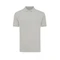 Футболка поло из переработанного хлопка-пике Iqoniq Yosemite, 220 г/м², светло-серая фото