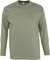 Футболка с длинным рукавом унисекс Sol's Monarch 150, хаки фото