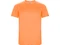 Футболка спортивная мужская Roly Imola, светло-оранжевая фото