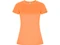 Футболка спортивная женская Roly Imola, светло-оранжевая фото
