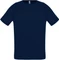 Футболка спортивная из сетки унисекс Sol's Sporty 140, темно-синяя фото